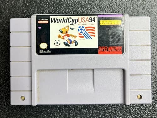 World Cup USA 94 Super Nintendo SNES Video Game Tested Working