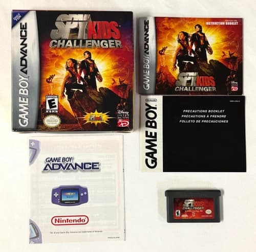Spy Kids Challenger (Nintendo Game Boy Advance, 2002) GBA w/ Manual in Box