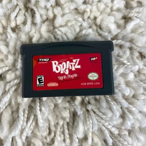 Bratz: Rock Angelz (Nintendo Game Boy Advance, 2005) GBA Tested