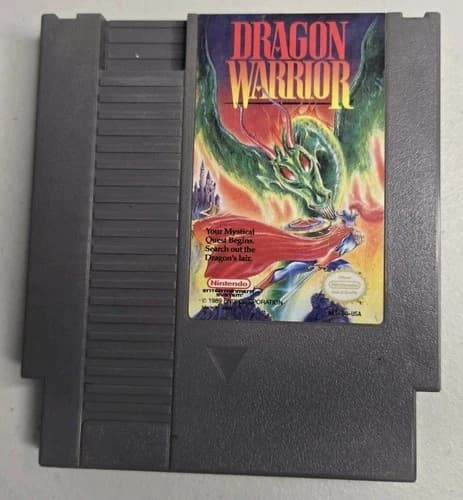 Dragon Warrior (Nintendo NES, 1989) Tested and works great!
