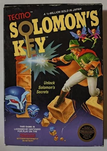 Nintendo NES Solomon's Key game - CIB