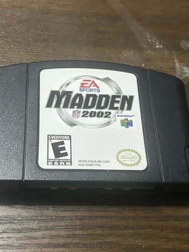 Madden NFL 2002 Nintendo 64 N64 (Cartridge Only) EA Sports NTSC-U