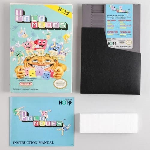 Palamedes NES Nintendo Game/Box/Manual - Authentic/Cleaned/Tested