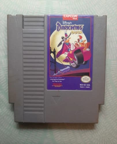 Disney's DARKWING DUCK for Nintendo NES - Nice label - Tested & working well!