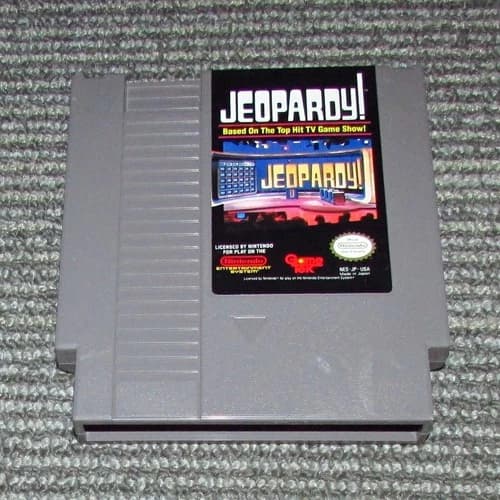 Jeopardy! for Nintendo NES Authentic Fast Free Shipping