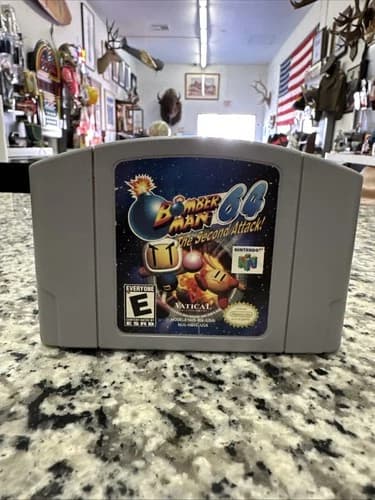 Bomberman 64: The Second Attack (Nintendo 64 N64) Tested - Authentic - Nice!