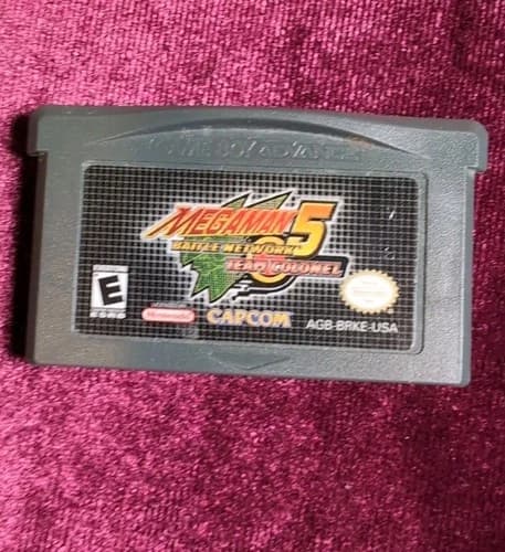 Megaman Battle Network 5 Team Colonel (Nintendo Gameboy Advance GBA) Cart TESTED