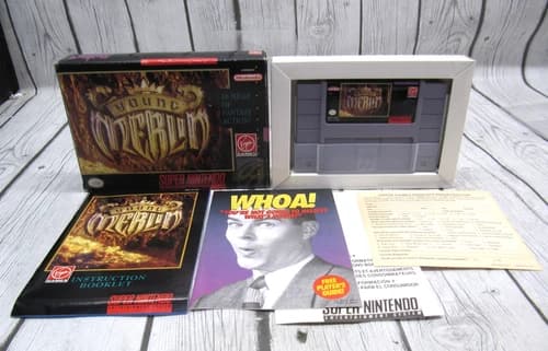 Young Merlin (Super Nintendo SNES) Complete CIB Complete Manual/Inserts Reg Card