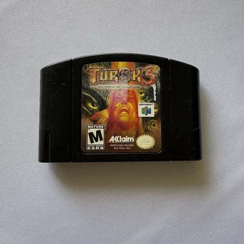 Turok 3 Shadow of Oblivion Nintendo 64 N64 Cartridge Only Authentic - Tested