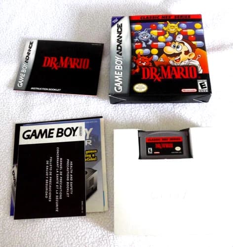Dr. Mario Nintendo GameboyAdvance Original Complete In Box Classic NES Series