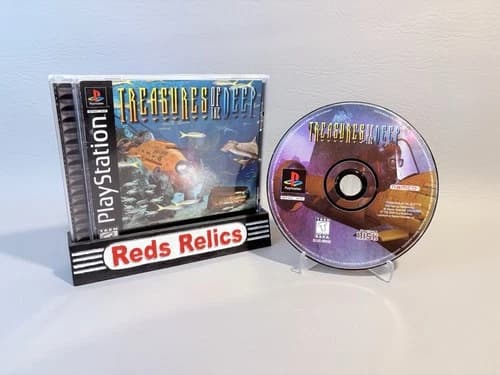 Treasures of the Deep - Sony PlayStation 1 PS1 - Black Label CIB - Very Good