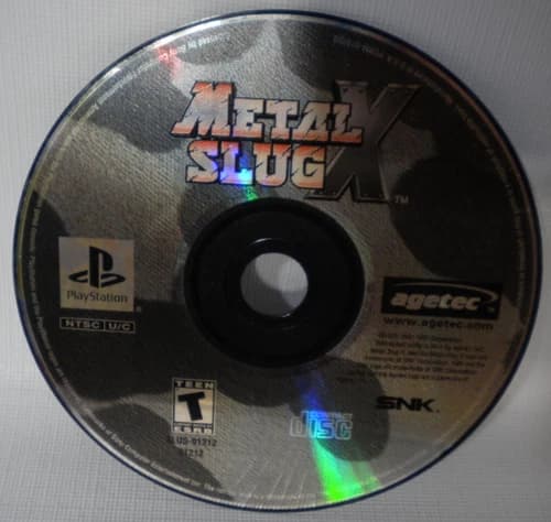 Metal Slug X (Disc Only) PlayStation 1 PS1 Tested Works FREE SHIPPING