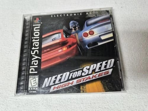 Need For Speed High Stakes (PlayStation 1 PS1) Black Label CIB COMPLETE