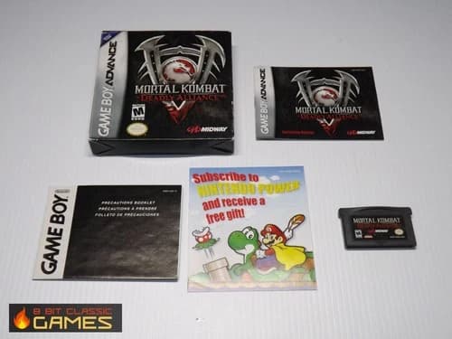 Mortal Kombat Deadly Alliance - COMPLETE BOX - NINTENDO Gameboy Advance - 13a