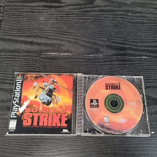 Soviet Strike Original Release Sony Playstation 1 PS1 Complete Great Shape