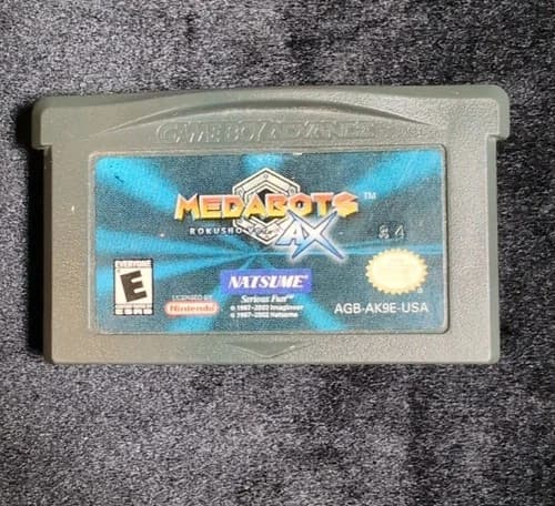 Medabots Ax: Rokusho Version Blue - Nintendo Game Boy Advance GBA AUTH. Tested