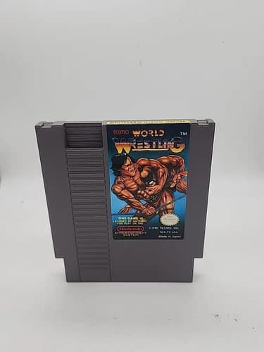 Tecmo World Wrestling (Nintendo NES, 1990) Authentic Game Cartridge Only TESTED