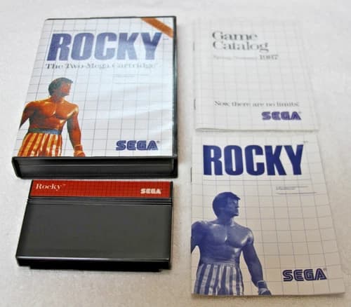 Rocky Sega Master System SMS CIB Complete Authentic TESTED