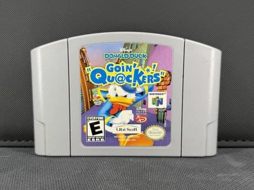 Disney's Donald Duck: Goin' Quackers Nintendo 64, N64 Authentic Tested Working