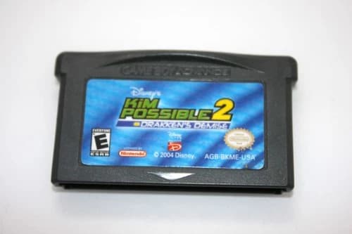 DISNEY'S KIM POSSIBLE 2: DRAKKEN'S DEMISE NINTENDO GAMEBOY ADVANCE GBA TESTED