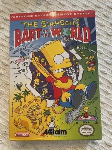 The Simpsons: Bart vs. the World (Nintendo Entertainment System, 1991) CIB