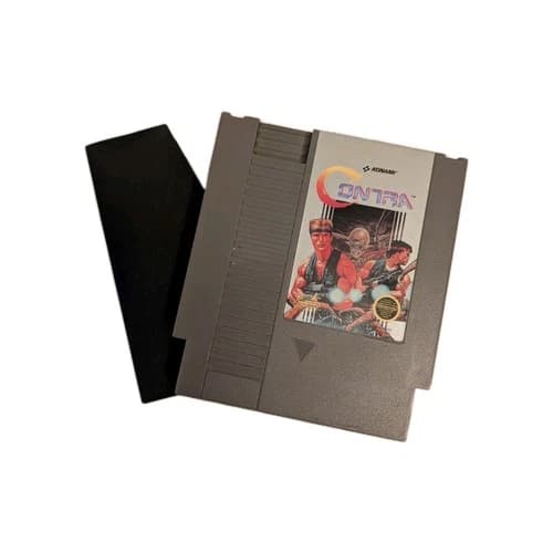 Contra NES Nintendo Konami 1985 Original Gray Cartridge TESTED &WORKS!