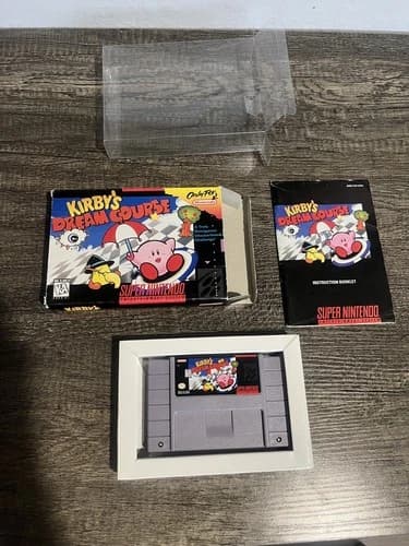 Kirby's Dream Course (Super Nintendo SNES) Complete in Box Manual CIB-CLEAN