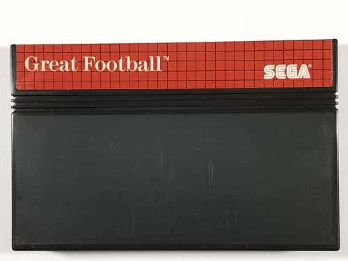 ¤ Great Football ¤ (Game Cart) Good! Sega Master System Authentic SMS