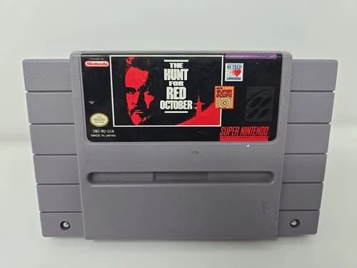 The Hunt for Red October (SNES) Used Tested Good Condition *Loose*