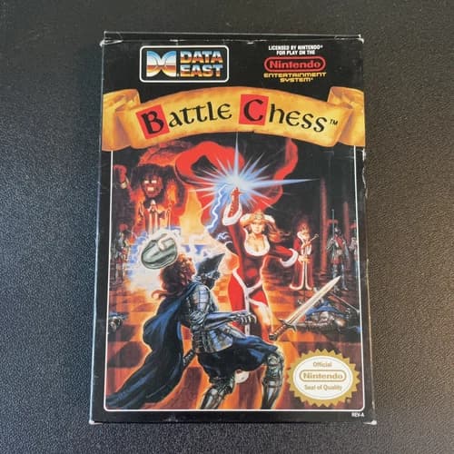 Battle Chess (Nintendo Entertainment System, 1990) Complete In Box