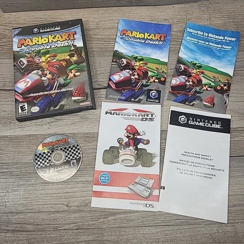 Mario Kart Double Dash Nintendo GameCube CIB Complete Tested Works!