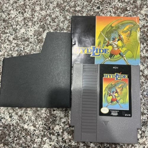 Hydlide (Nintendo NES, 1989) Not Tested But In Good Condition