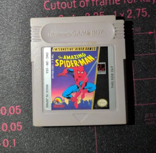 The Amazing Spider-Man (Nintendo Game Boy, 1990) Authentic Cartridge Only Tested