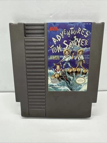 NES The Adventures of Tom Sawyer Nintendo Entertainment System Cleaned & Tested