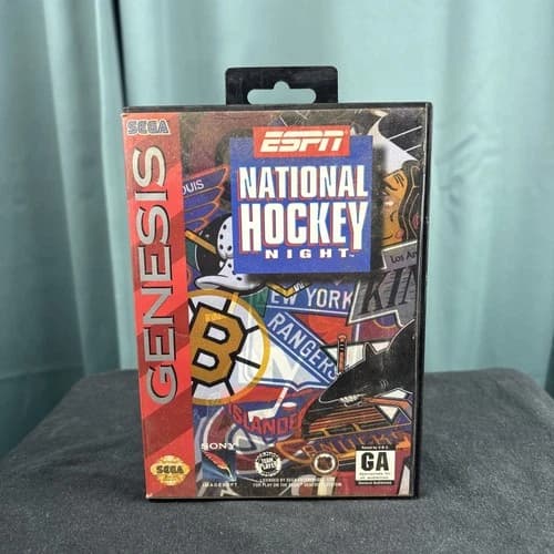 ESPN National Hockey Night - Sega Genesis - CIB - Tested - Great Condition!