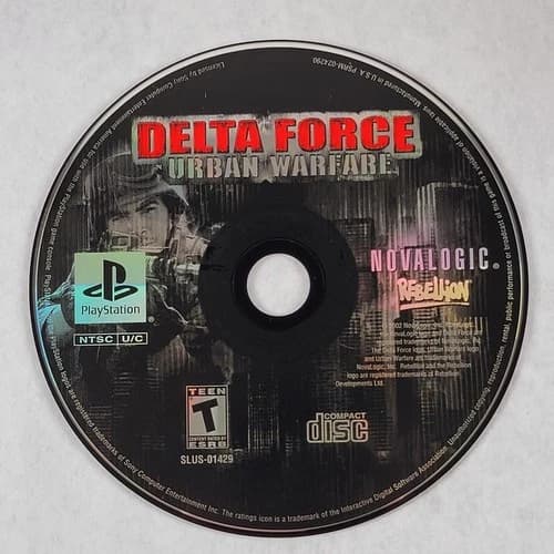 Delta Force Urban Warfare - Loose Sony PS1 Playstation 1 Disc