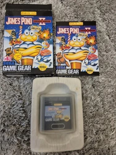 James Pond 2 RoboCod - Sega Game Gear Boxed And Complete Rare US Variant