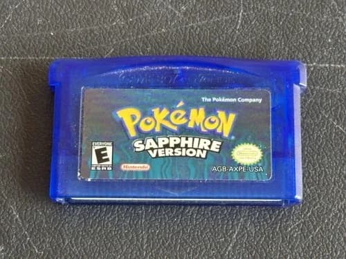 Pokemon: Sapphire Version (Game Boy Advance, 2003) Authentic