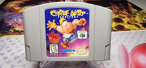 Charlie Blasts Territory N64 Nintendo 64 (1999) Authentic Cartage Only