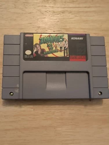 Zombies Ate My Neighbors SNES Game Cartridge Tested & Authentic Working