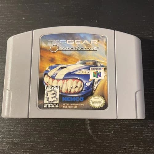 Top Gear Overdrive (Nintendo 64, 1998) N64 TESTED