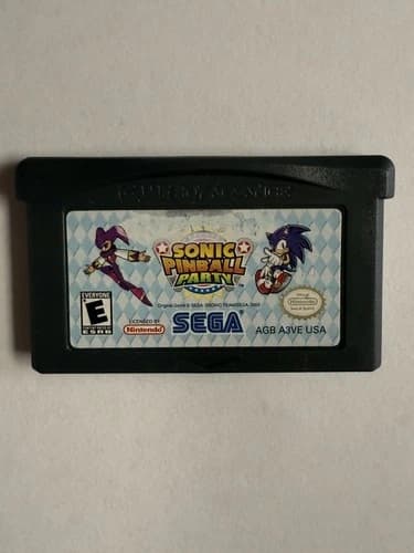 Sonic Pinball Party (Nintendo Game Boy Advance) GBA USA Cartridge Only