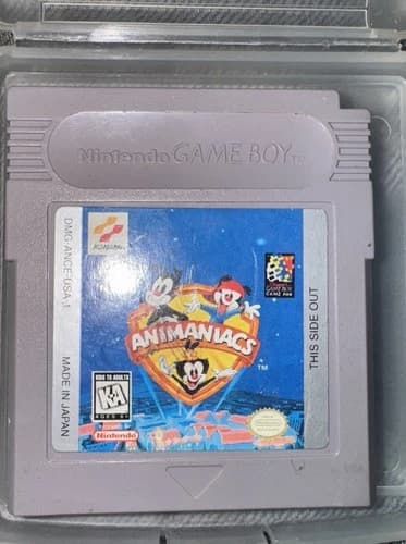 Animaniacs (Nintendo Game Boy GB, 1995) Authentic Cartridge Tested Ships Free