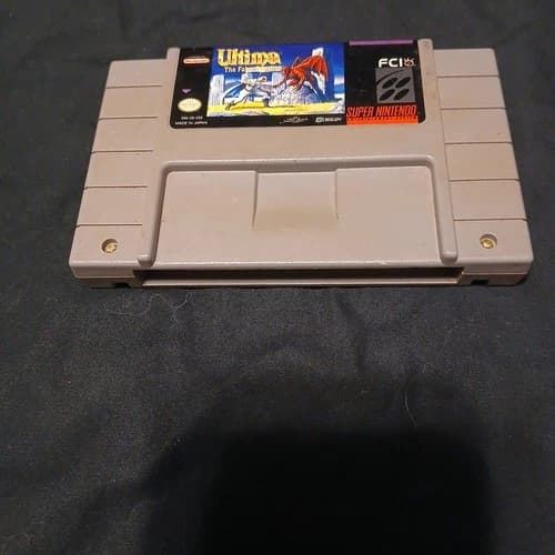Ultima The False Prophet SNES 1993 Authentic Game Cartridge only