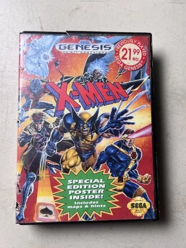 X-MEN Special Edition SEGA Genesis Video Game Multiplayer Classic Marvel