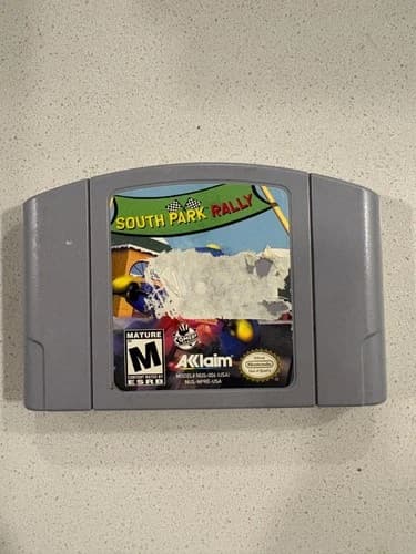 SOUTH PARK RALLY - NINTENDO 64 N64 -- Authentic