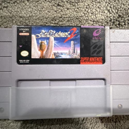 Enix ActRaiser 2 Super Nintendo SNES Game Cartridge NTSC-U/C ActRaiser Series