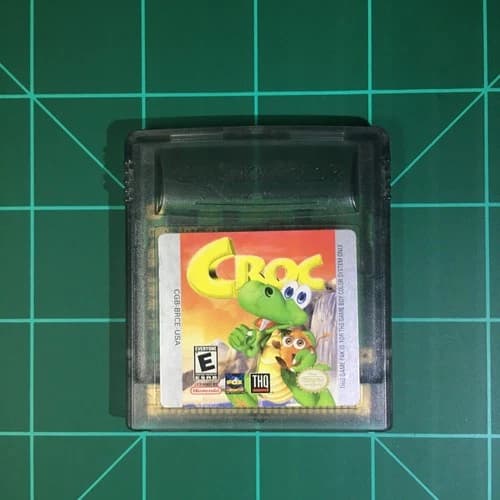 Croc (Nintendo Gameboy Color, 2000) GBC Authentic Tested
