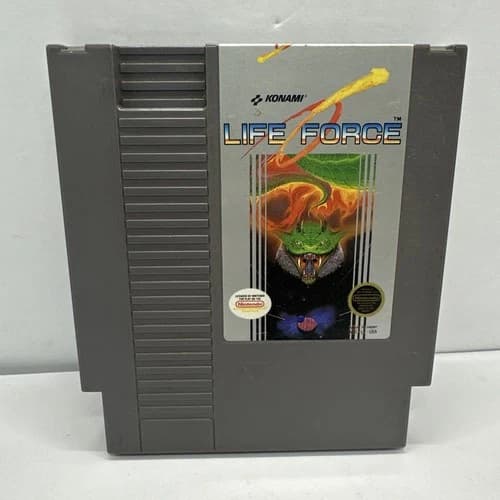 NES Life Force Nintendo Entertainment System 1988 Cleaned & Tested