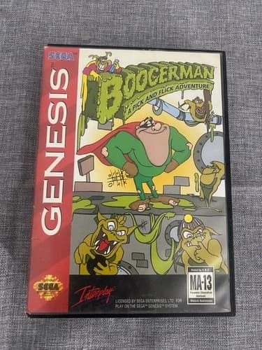 Boogerman A Pick and Flick Adventure (Sega Genesis, 1994)